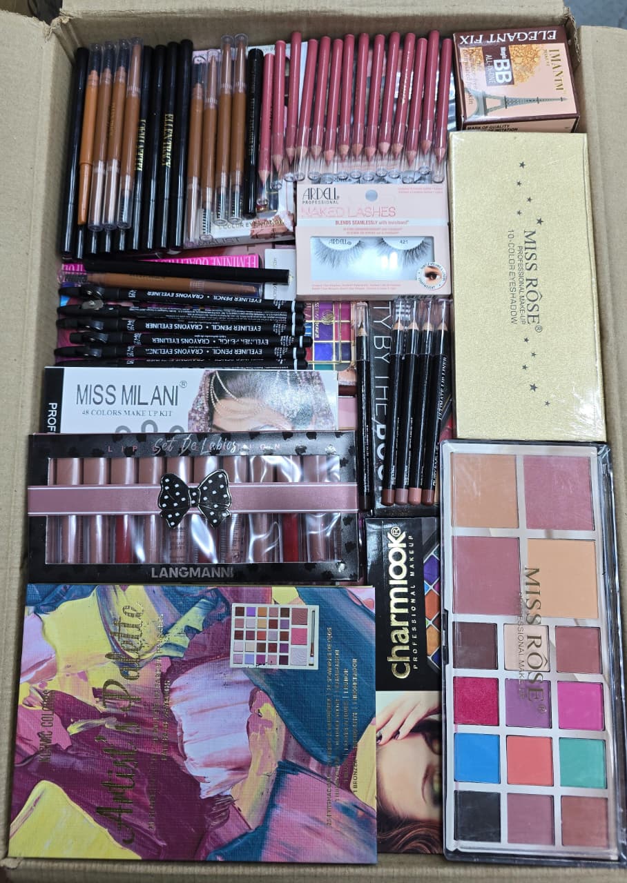 Mixed Cosmetics Wholesale Lot – Original Imported Makeup Stock (Sold by KG)