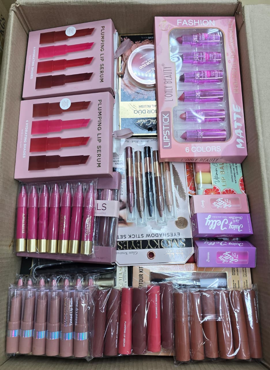 Mixed Cosmetics Wholesale Lot – Original Imported Makeup Stock (Sold by KG)