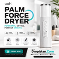 Original UAH Palm Force Dryer – Compact Fast Drying Hair Styling Device