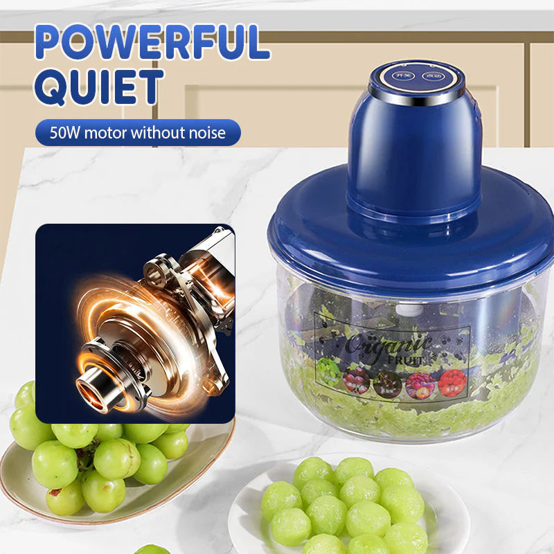 Mini Food Chopper Bowl – Manual Vegetable Cutter And Kitchen Prep Tool
