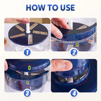 Mini Food Chopper Bowl – Manual Vegetable Cutter And Kitchen Prep Tool