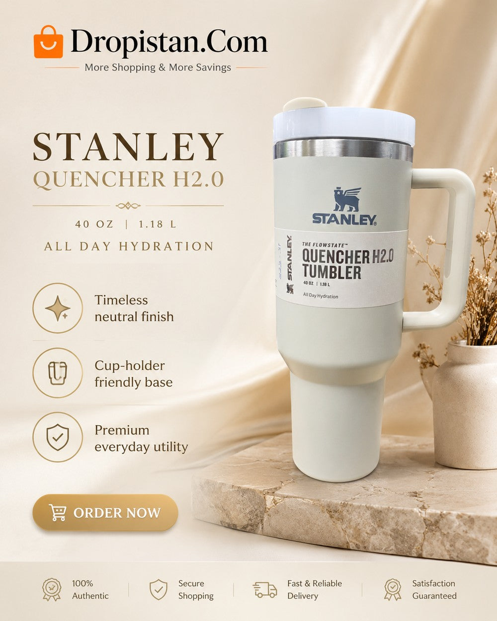 Stanley Style Quencher H2.0 Tumbler