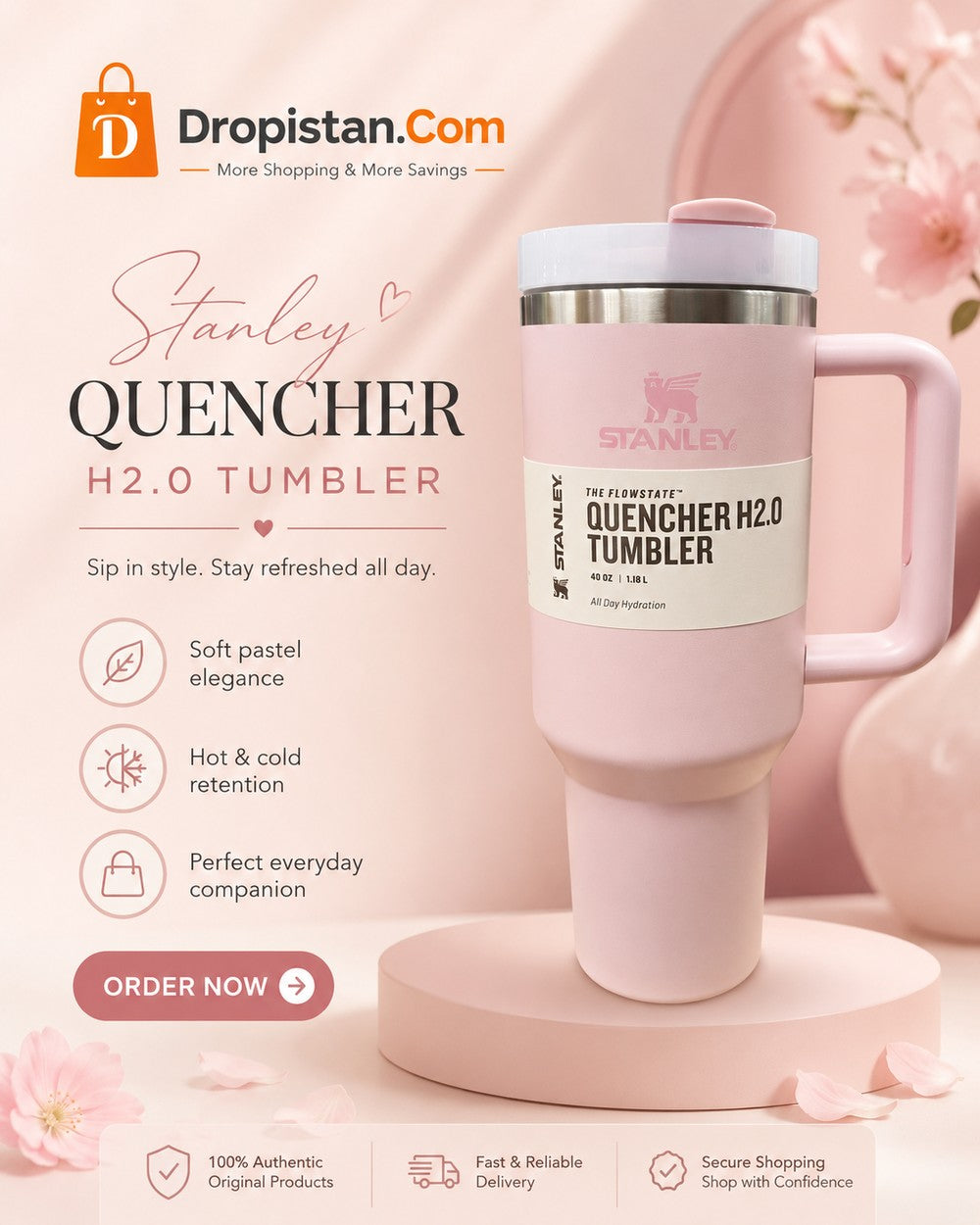 Stanley Style Quencher H2.0 Tumbler ST 203