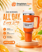Stanley Style Quencher H2.0 Tumbler St 213 Orange