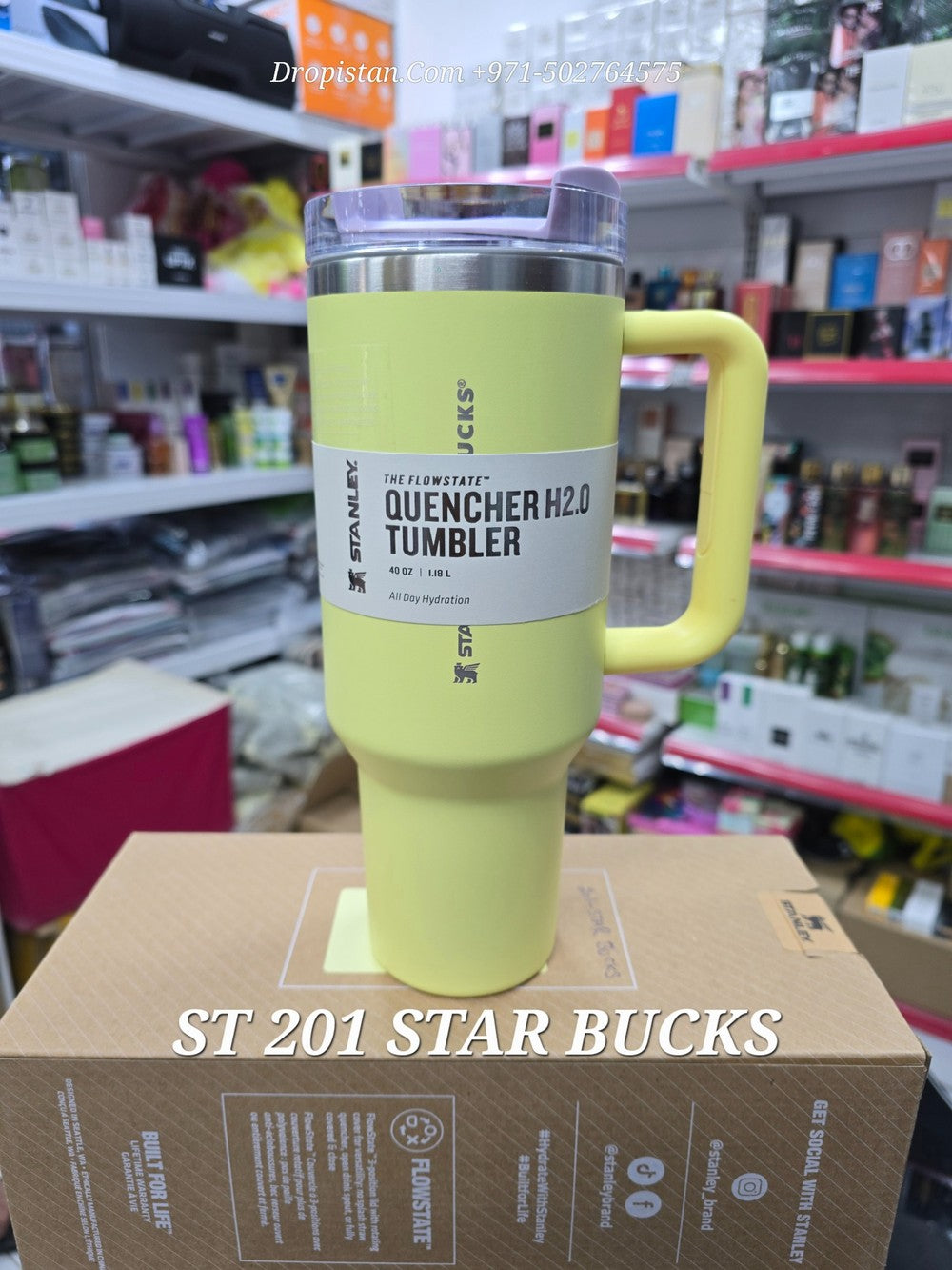 Stanley Style Quencher H2.0 Tumbler Star Bucks 201