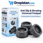 Universal anti-slip elevating footpads for washing machines, furniture and appliances in UAE