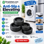 Anti-slip and elevating universal footpads with shock absorption and noise reduction for UAE homes