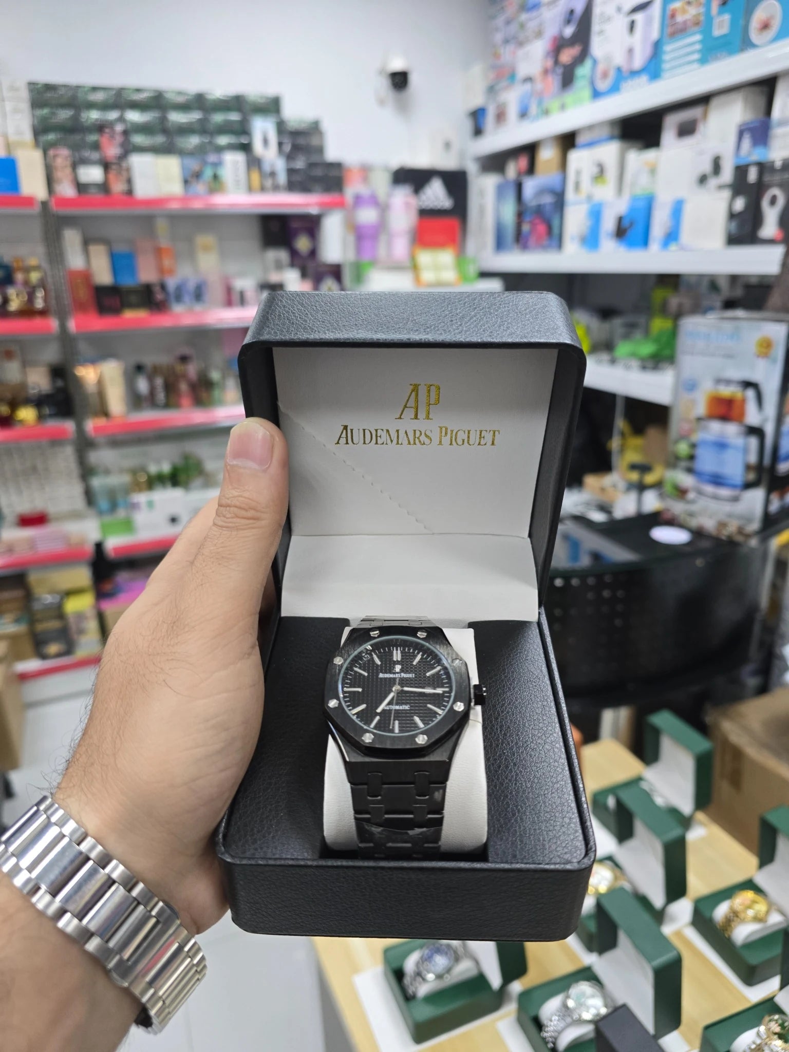 Black Premium Octagon Style Watch for Men