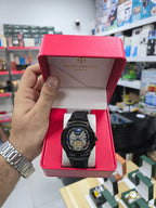 Black Skeleton Luxury Style Watch for Men