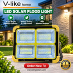 V-like Home LED solar flood light IP66 - Dropistan.com