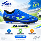 ZA-5582G Blue Lime football turf shoes colorful product design - Dropistan UAE