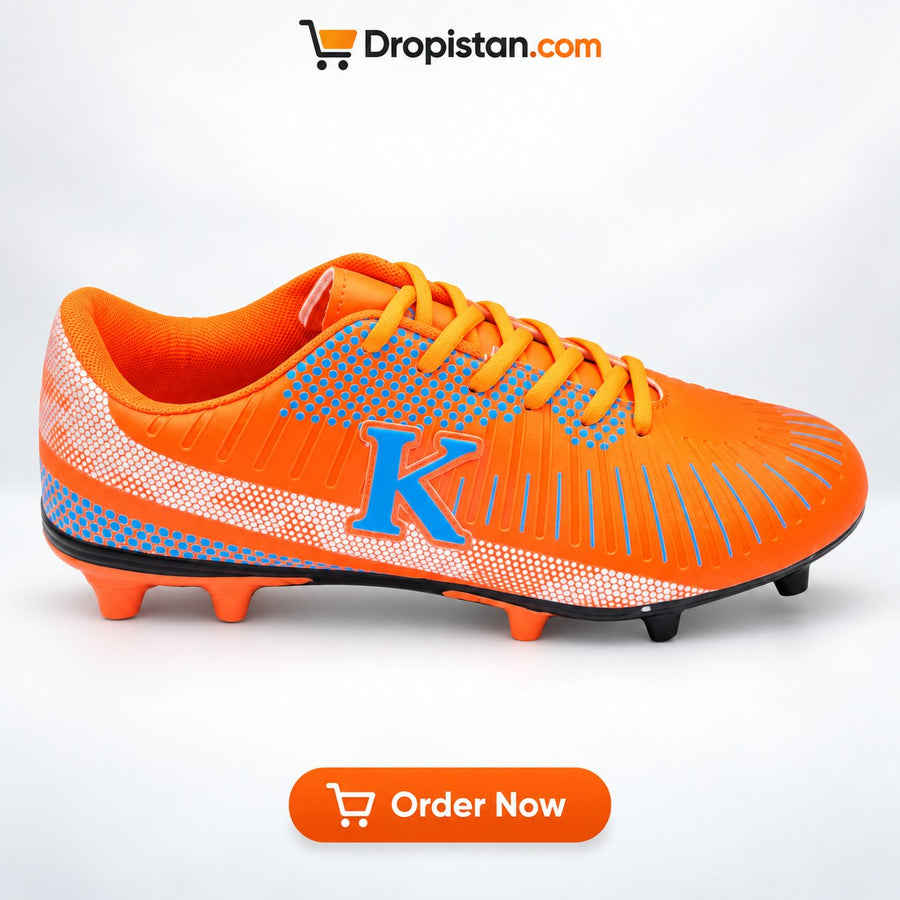 ⚽ ZA-5596G Orange Football Turf Shoes | EU Sizes 40–45 | UAE