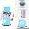 New Storm Rotary Drum Vegetable Cutter Multi-Blade Fruit Slicer Manual Food Grater Potato Peeler Carrot Shredder Dicer Vegetable Chopper Kitchen Tool - Image 2