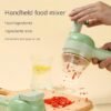 4-in-1 handheld electric food cutter set, kitchen god wireless food processor suitable for fruits, vegetables, and meats - Image 3