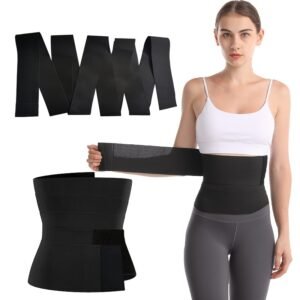 Abdominal belt, waist shaper, adjustable lady lower abdomen fat trainer, sports restraint belt, Lady Girdle Belt, elastic ABS adjustable elastic plastic belt