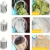 New Storm Rotary Drum Vegetable Cutter Multi-Blade Fruit Slicer Manual Food Grater Potato Peeler Carrot Shredder Dicer Vegetable Chopper Kitchen Tool - Image 4