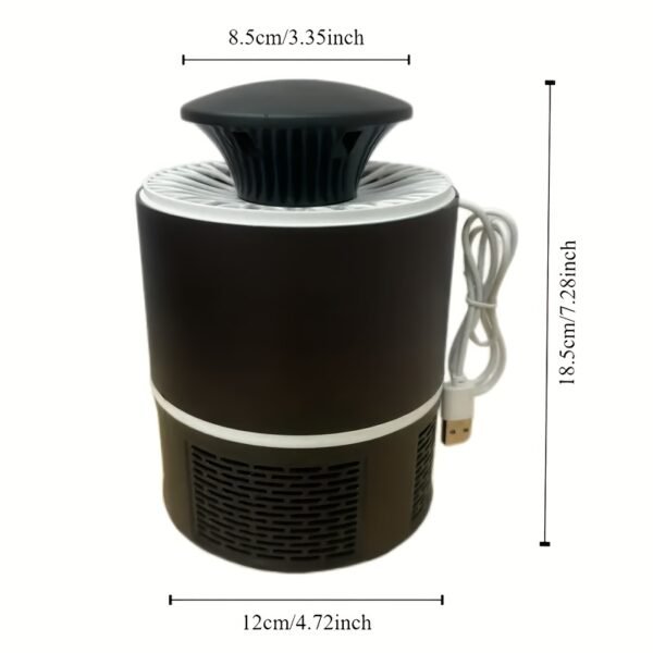 Versatile USB-Powered Mosquito Repellent Lamp - Silent, Automatic Indoor/Outdoor Device with No Scent - Image 2